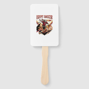 Egypt Soccer Skeleton Striker Nations Premium Spor Hand Fan