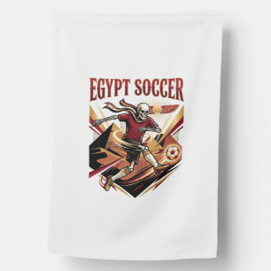 Egypt Soccer Skeleton Striker Nations Premium Spor House Flag