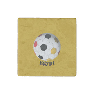 Egypt Soccer Stone Magnet
