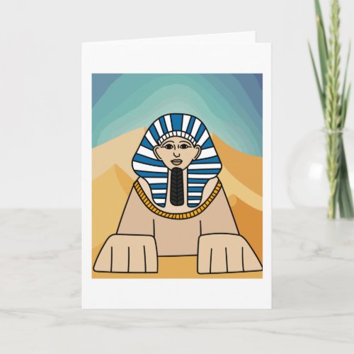 Egypt Sphinx Pharaopyramides Timeless Card