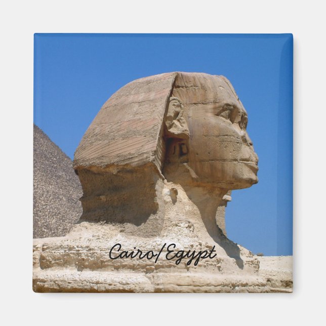 Egypt & Sphinx, Pyramids, Ancient Cairo Magnet (Front)