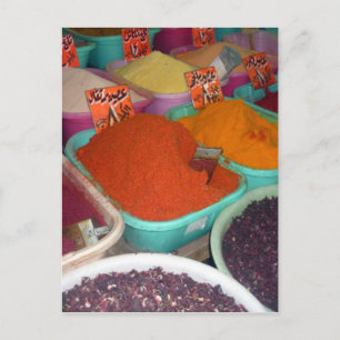 egypt spices postcard