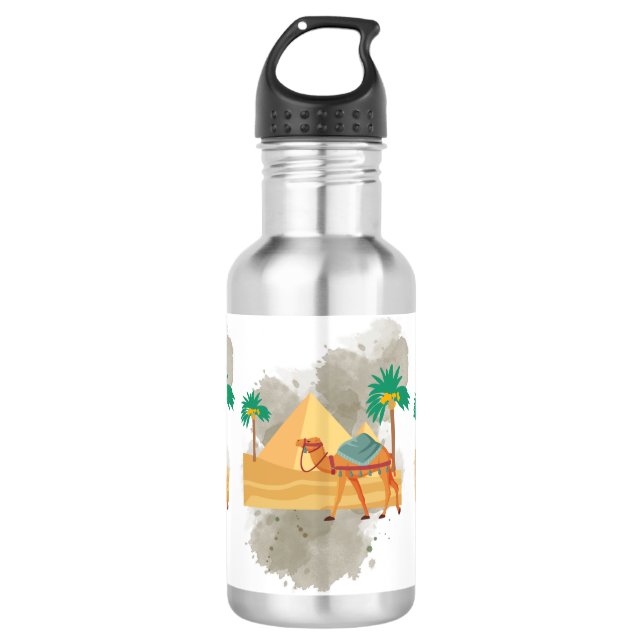 EGYPT STAINLESS STEEL WATER BOTTLE (Front)