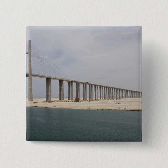Egypt, Suez Canal. Bridge of Peace aka Peace Button (Front)