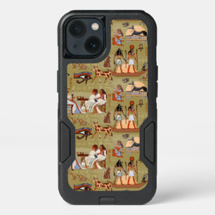 Egypt Symbols Pattern iPhone 13 Case