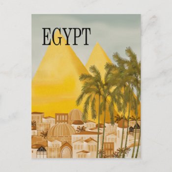 Egypt Travel Postcard by AutumnRoseMDS at Zazzle