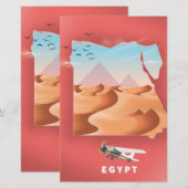 Egypt travel poster (Front/Back)
