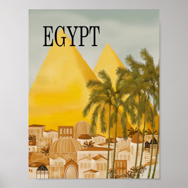 Egypt Travel Poster (Front)