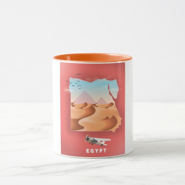 Egypt travel poster mug (Center)