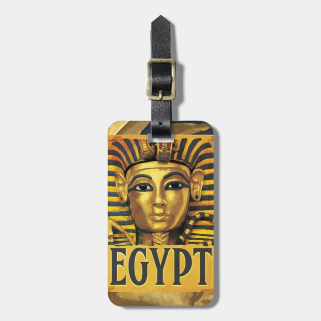 Egypt -Tutankhamun Luggage Tag (Front Vertical)