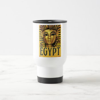 Egypt -tutankhamun Travel Mug by bartonleclaydesign at Zazzle