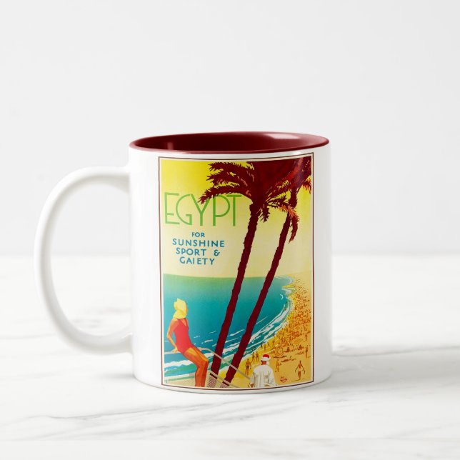 EGYPT Two-Tone COFFEE MUG (Left)