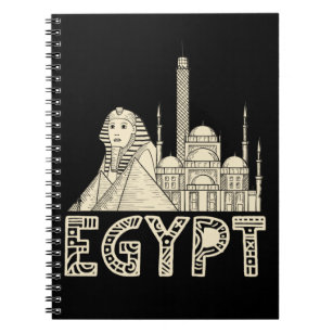 Egypt Vacation Pyramids Sphinx Egyptian Holiday Notebook