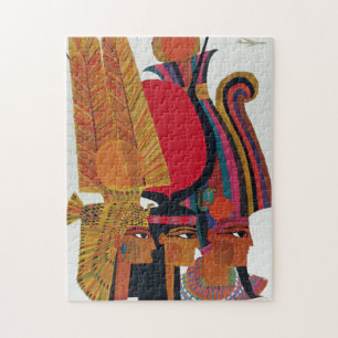 Egypt Vintage Air Travel Ancient Culture Tourism Jigsaw Puzzle