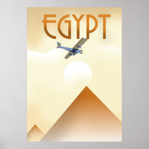 Egypt Vintage style flight poster