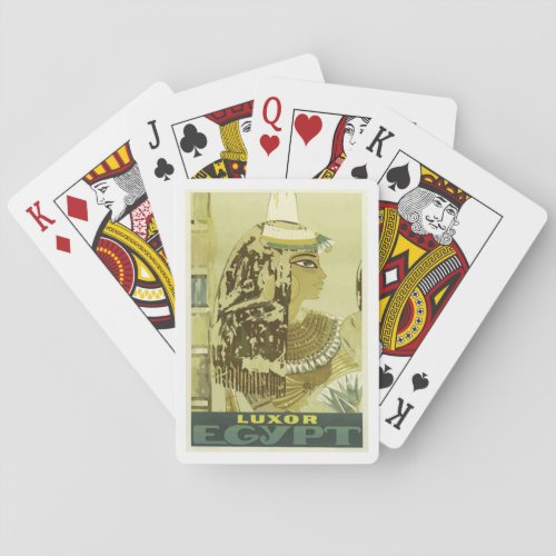 Egypt Vintage Travel Poster Poker Cards