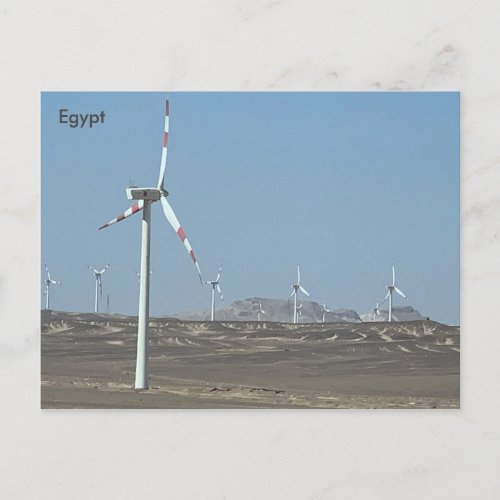 Egypt Wind Farm Egypt Postcard