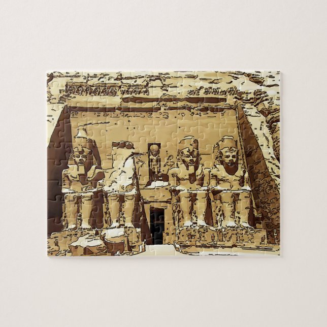Egyptian Abu Simbel temples Jigsaw Puzzle (Horizontal)