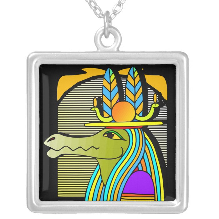 EGYPTIAN ALLIGATOR  NECKLACE