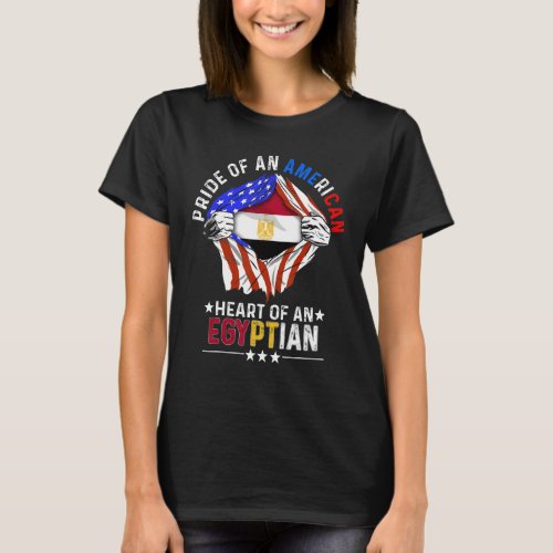 Egyptian American America Pride Foreign Country Eg T_Shirt