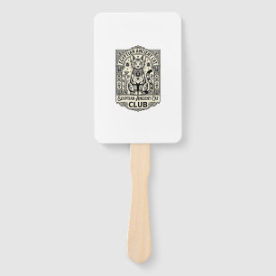 Egyptian Ancient Cat Funny Cat Graphic - Egyptian Hand Fan