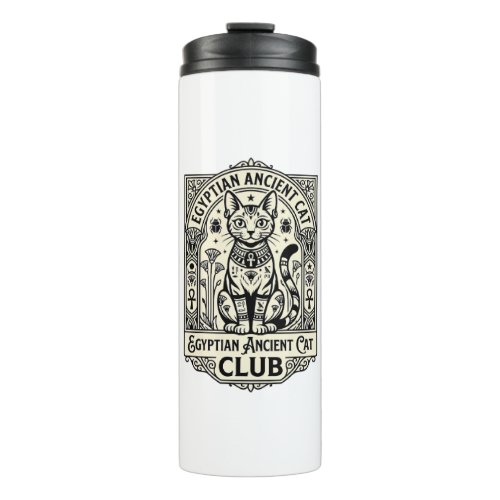 Egyptian Ancient Cat Funny Cat Graphic - Egyptian  Thermal Tumbler