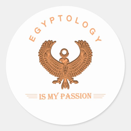Egyptian ancient Classic Round Sticker 