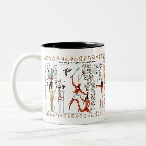 Egyptian ancient egypt gods Two_Tone coffee mug