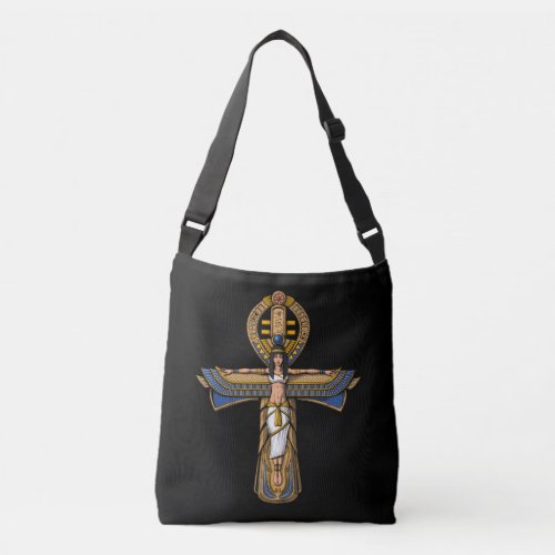 Egyptian Ankh Crossbody Bag