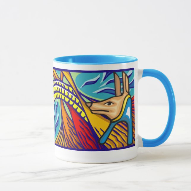 Egyptian Anubis Mug (Right)