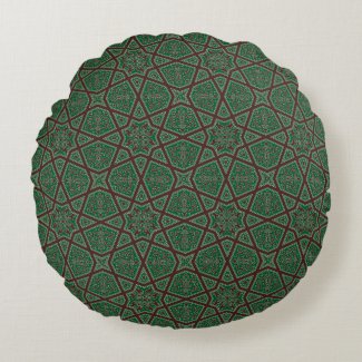 Egyptian arabic geometric pattern in brown green