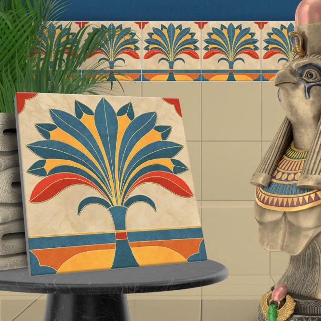 Egyptian Art Deco Border  Ceramic Tile (Creator Uploaded)