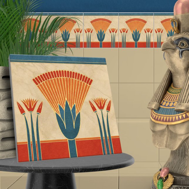 Egyptian Art Deco Border  Ceramic Tile (Creator Uploaded)