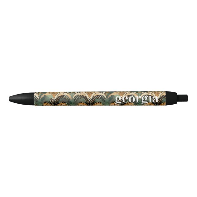 Egyptian Art Deco Pattern | Monogram Pen (Front)