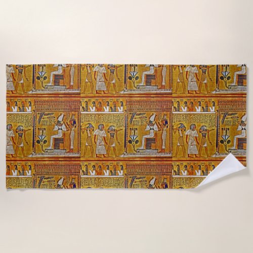 Egyptian Art Egypt Beach Towel