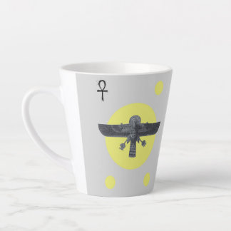 Egyptian art latte mug