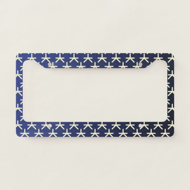  Egyptian Art Reimagined License Plate Frame (Front)