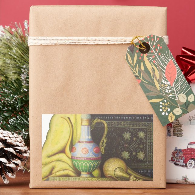 Egyptian Artifacts: Secrets of the Pharaohs Rectangular Sticker (Holiday)