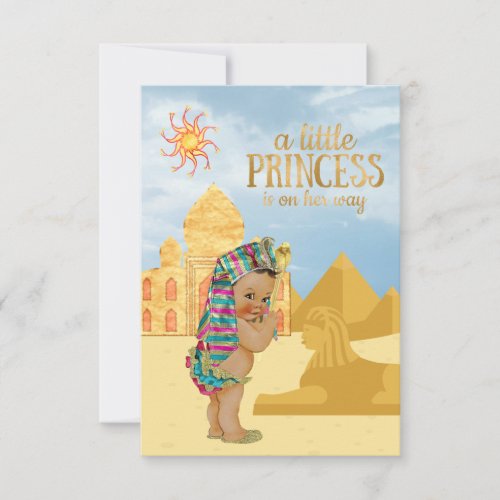 Egyptian Baby Shower Invitation Egyptian Princess