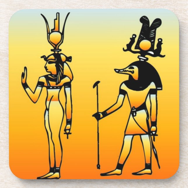 Egyptian Beverage Coaster (Front)