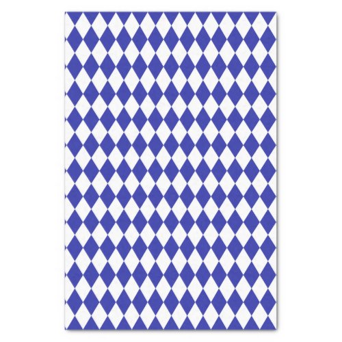 Egyptian Blue Harlequin Tissue Paper
