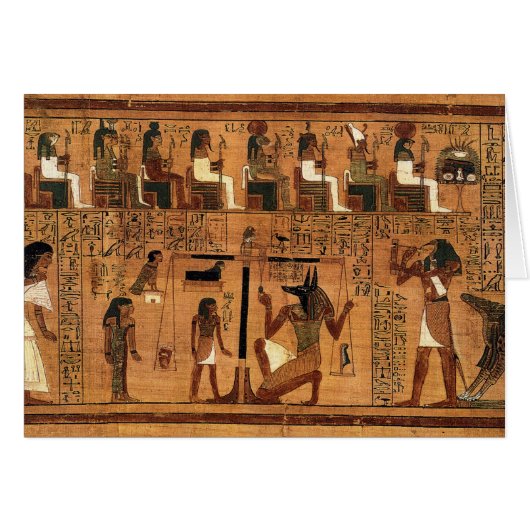Egyptian books of the dead. cards (Front Horizontal)
