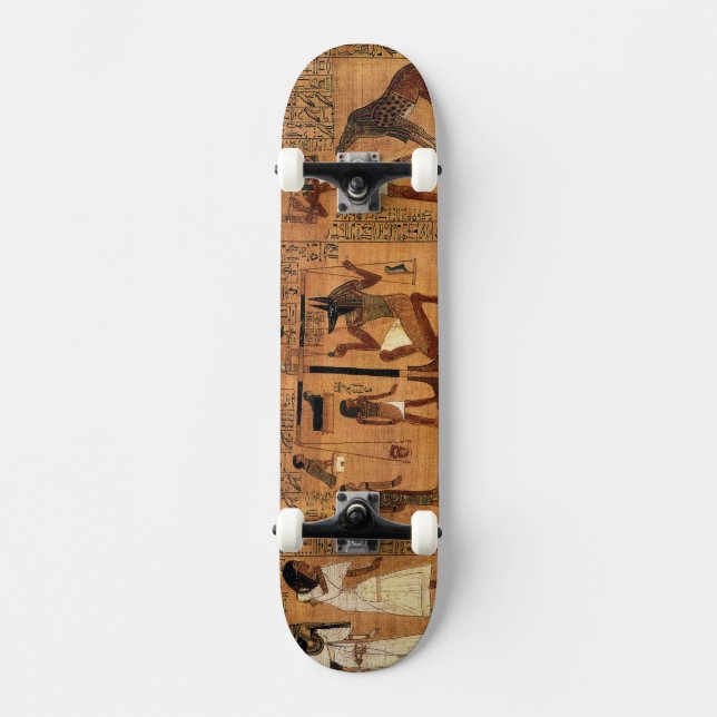 Egyptian books of the dead. skateboard deck (Front)