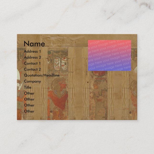 Egyptian | business card (Front)
