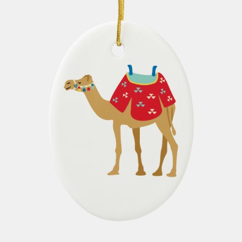 Egyptian Camel Ceramic Ornament