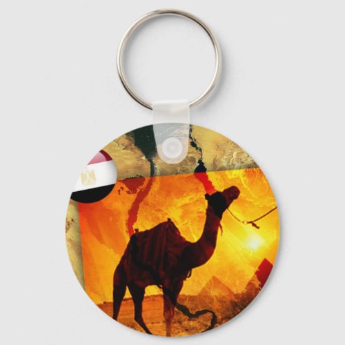 Egyptian camel keychain