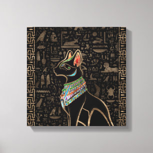 Egyptian Cat - Bastet Canvas Print