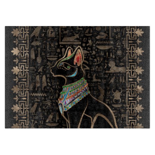 Egyptian Cat _ Bastet Cutting Board