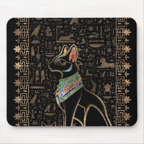 Egyptian Cat _ Bastet Mouse Pad