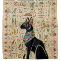 Egyptian Cat - Bastet on papyrus